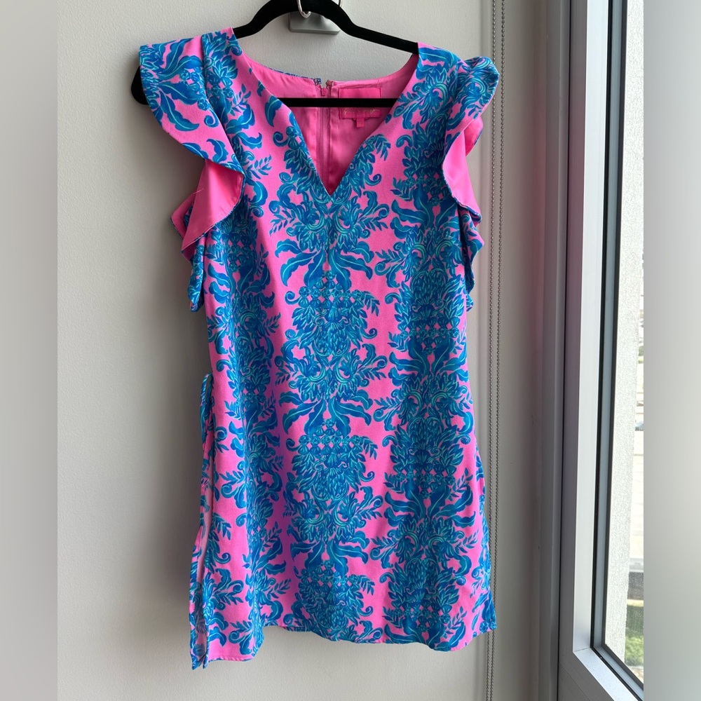 Lilly Pulitzer Astara Romper Dress Prosecco Pink Dilly Dally